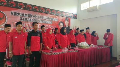 Kepengurusan DPC PDI Perjuangan Lamongan 2025–2030 Resmi Dilantik, Didominasi Kader Muda