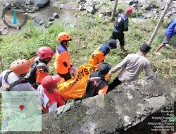 Pelajar Korban Kecelakaan yang Terseret Arus Sungai Pujon Berhasil Ditemukan, Kondisi Sudah Meninggal Dunia