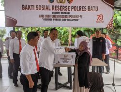 Korps Reserse 78 Tahun, Satreskrim Polres Batu Rayakan dengan Doa dan Aksi Sosial