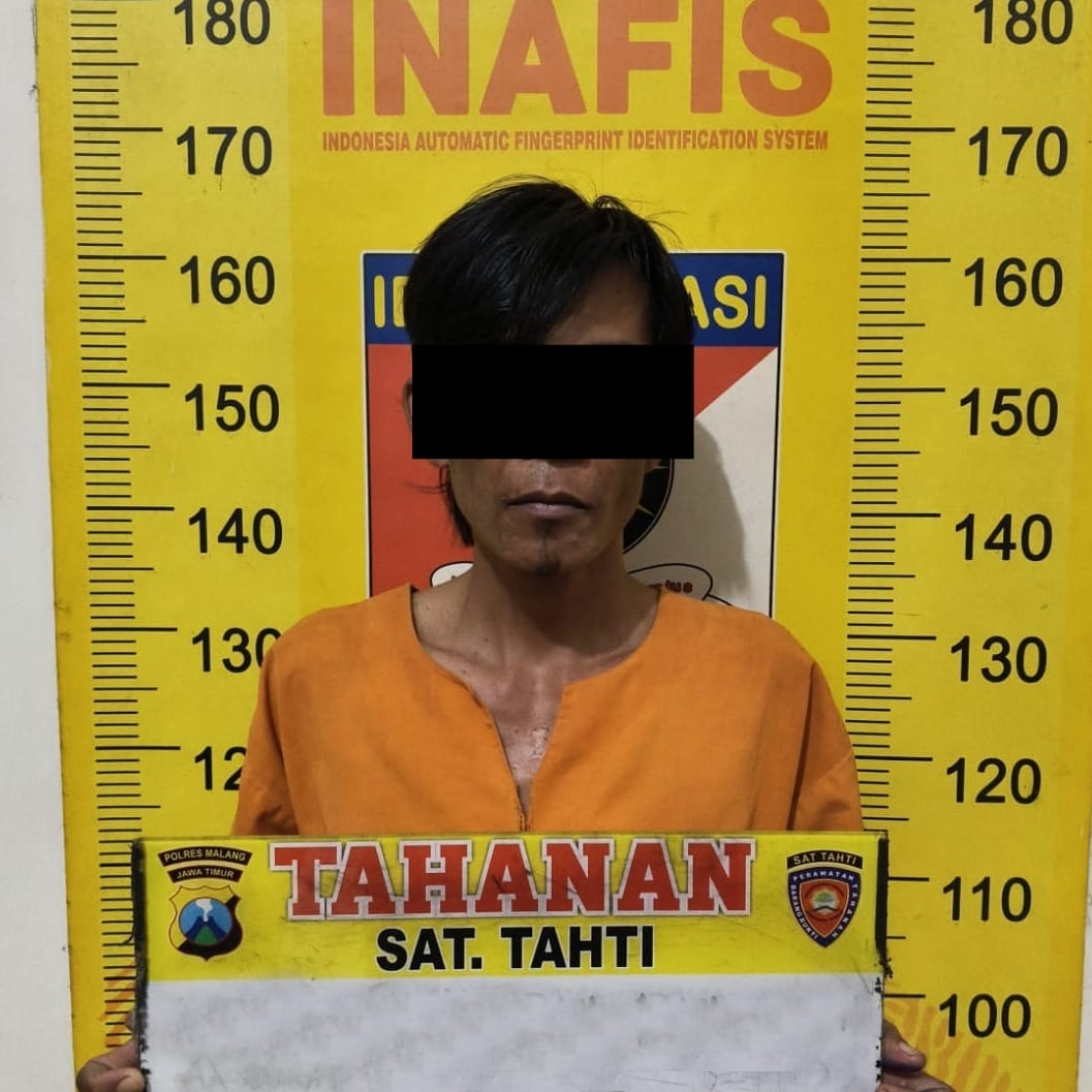 Satresnarkoba Polres Malang Amankan Pengedar Sabu di Dampit, Tiga Paket Disita