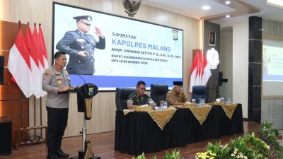 Polres Malang Perkuat Sinergi Lintas Sektor Demi Pengamanan Nataru