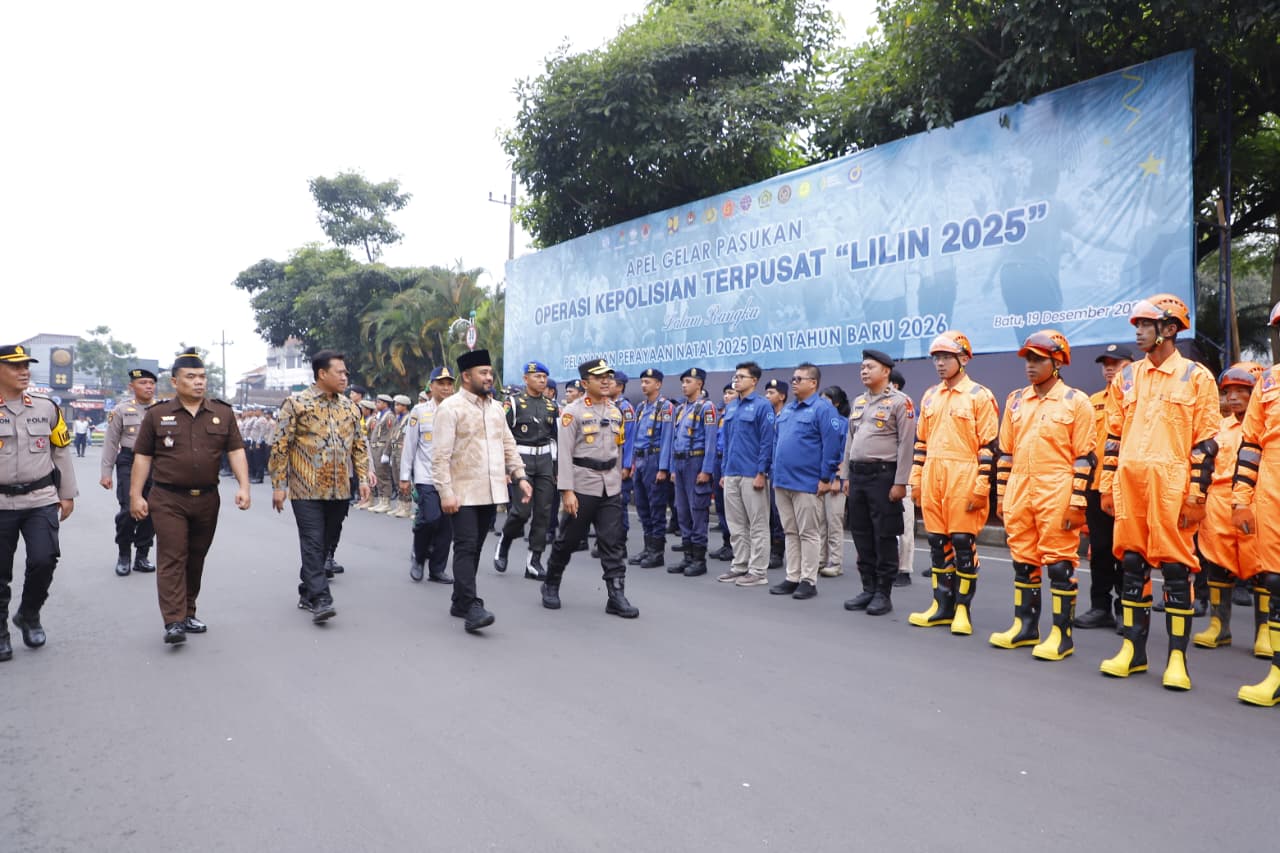 Operasi Lilin Semeru 2025, Polres Batu Nyatakan Siap Amankan Perayaan Nataru