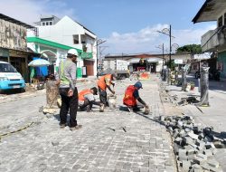 Proyek Revitalisasi Jalan Stasiun Kota Kediri Hampir Tuntas, Hadirkan Wajah Baru