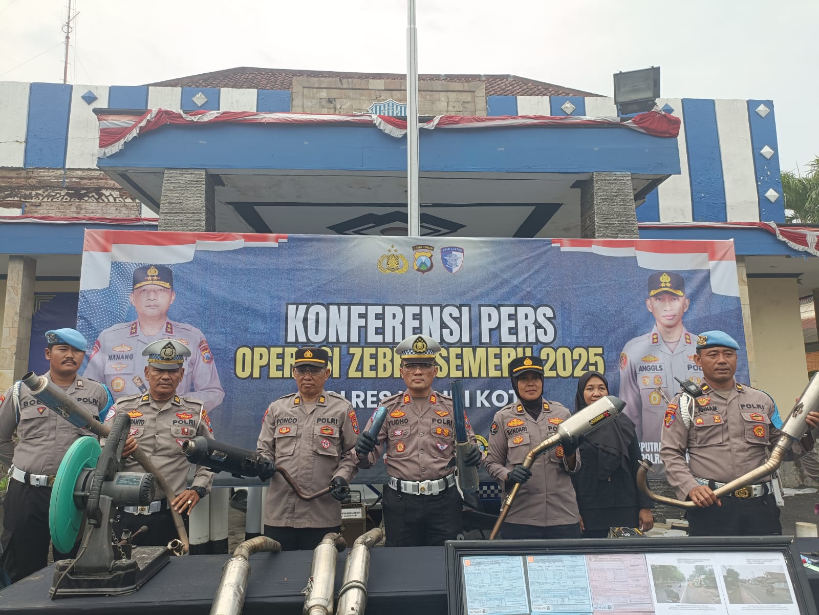 Operasi Zebra 2025 di Kediri Kota Catat 43 Ribu Pelanggaran