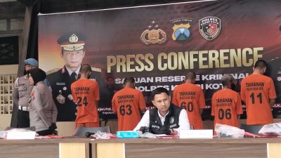 Satreskrim Polres Kediri Kota Beberkan Sejumlah Kasus Menonjol Selama November 2025