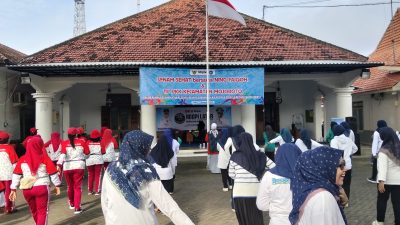 Senam Bersama di Kecamatan Mojoroto Gaungkan Semangat Kolaborasi Kediri Mapan