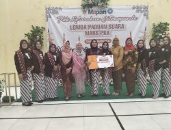 Meriahkan Hari Ibu, Kelurahan Setono Pande Gelar Lomba Paduan Suara Mars PKK