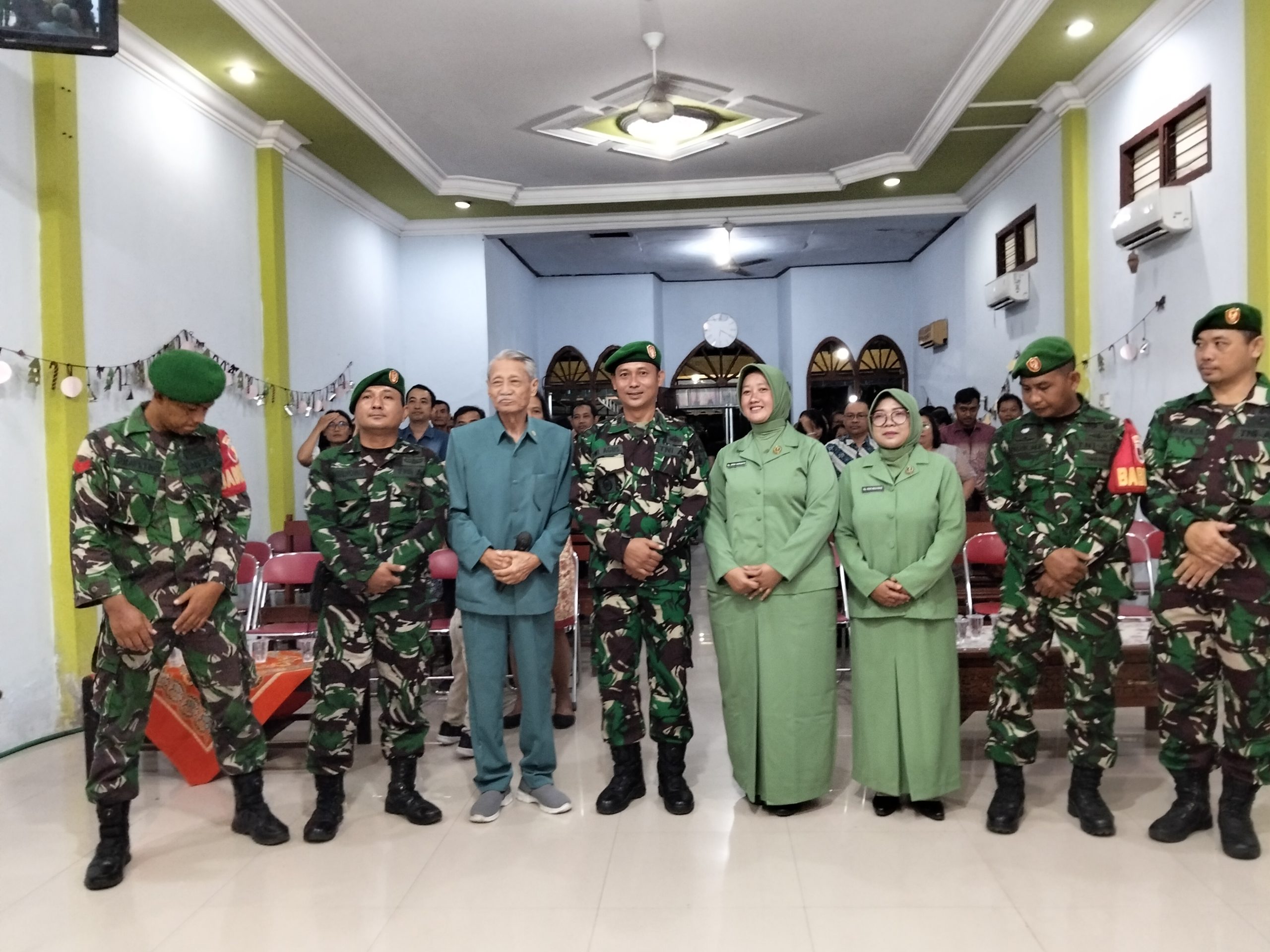 Koramil Pesantren Kunjungi 10 Gereja, Salah Satunya Gereja Utusan Pentakosta Indonesia