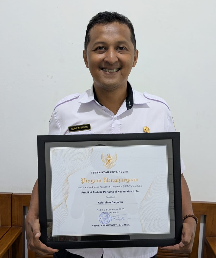 Kelurahan Banjaran Raih Juara I IKM 2025, Tetapkan Standar Baru Pelayanan Publik di Kota Kediri