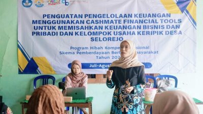 Penguatan Tata Kelola Keuangan UMKM Lewat Cashmate Financial Tools, Dorong Pelaku Usaha Keripik di Selorejo Lebih Mandiri