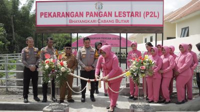 Dukung Kinerja Personel, Polres Blitar Resmikan Rumah Dinas Anggota