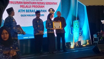 PT Megatron Jadi Produsen Tunggal Mesin ATM Beras MAPAN di Kota Kediri