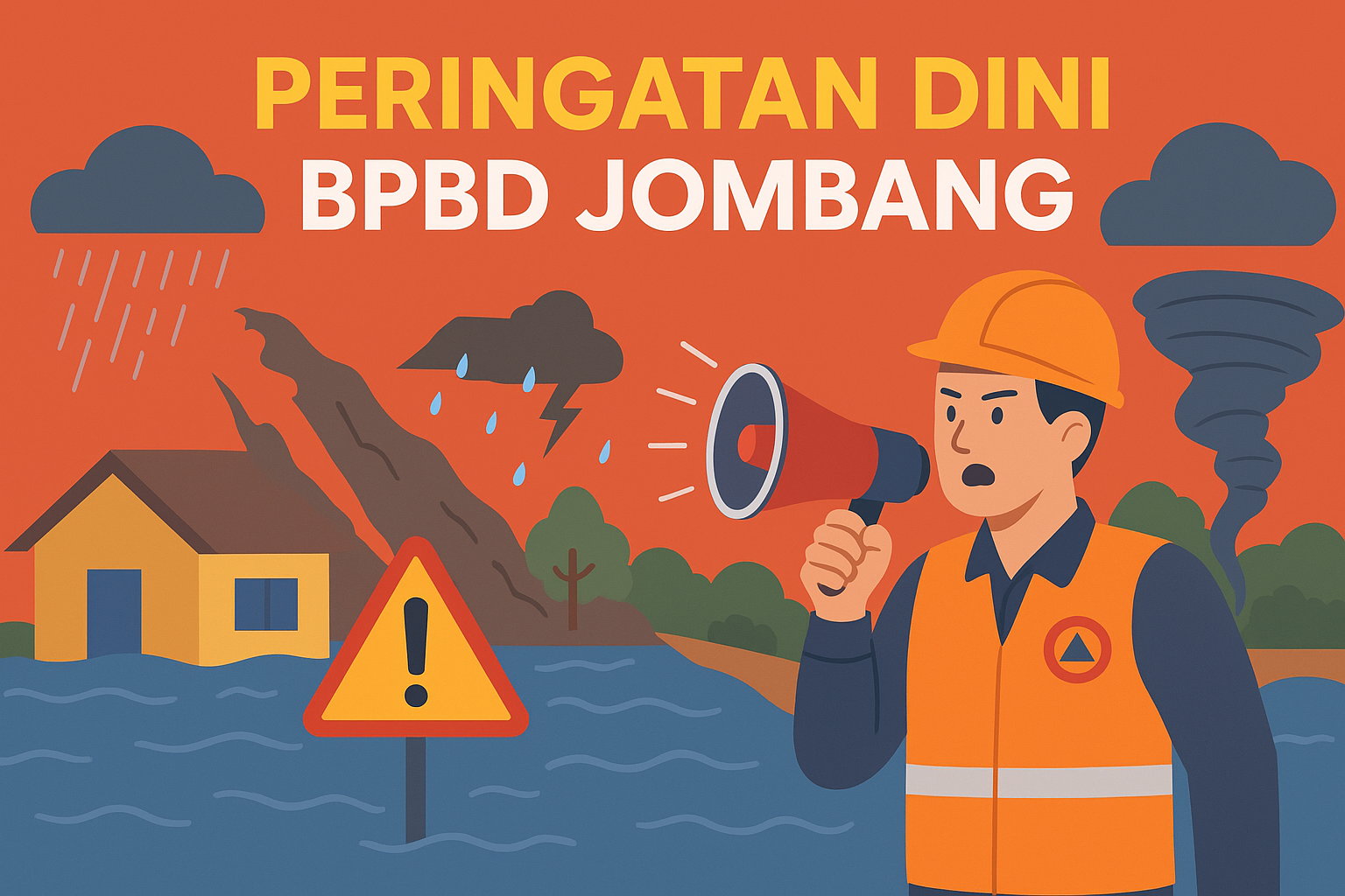 BPBD Jombang Perketat Kesiapsiagaan Menjelang Puncak Musim Hujan 2026