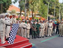 Ribuan Peserta Gerak Jalan Napak Tilas Kediri–Bajulan Diberangkatkan, Ini Infonya