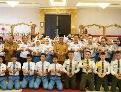 Dishub Kota Kediri Gandeng Gus Qowim Edukasi Pelajar soal Tertib Lalu Lintas dan Transportasi Umum