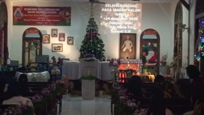 Perayaan Malam Natal di GKJW Pasamuan Ngoro Berlangsung Khidmat dan Penuh Kehangatan