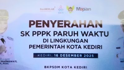 Sebanyak 2.601 PPPK Paruh Waktu Pemkot Kediri Dijadwalkan Terima SK di GOR Jayabaya
