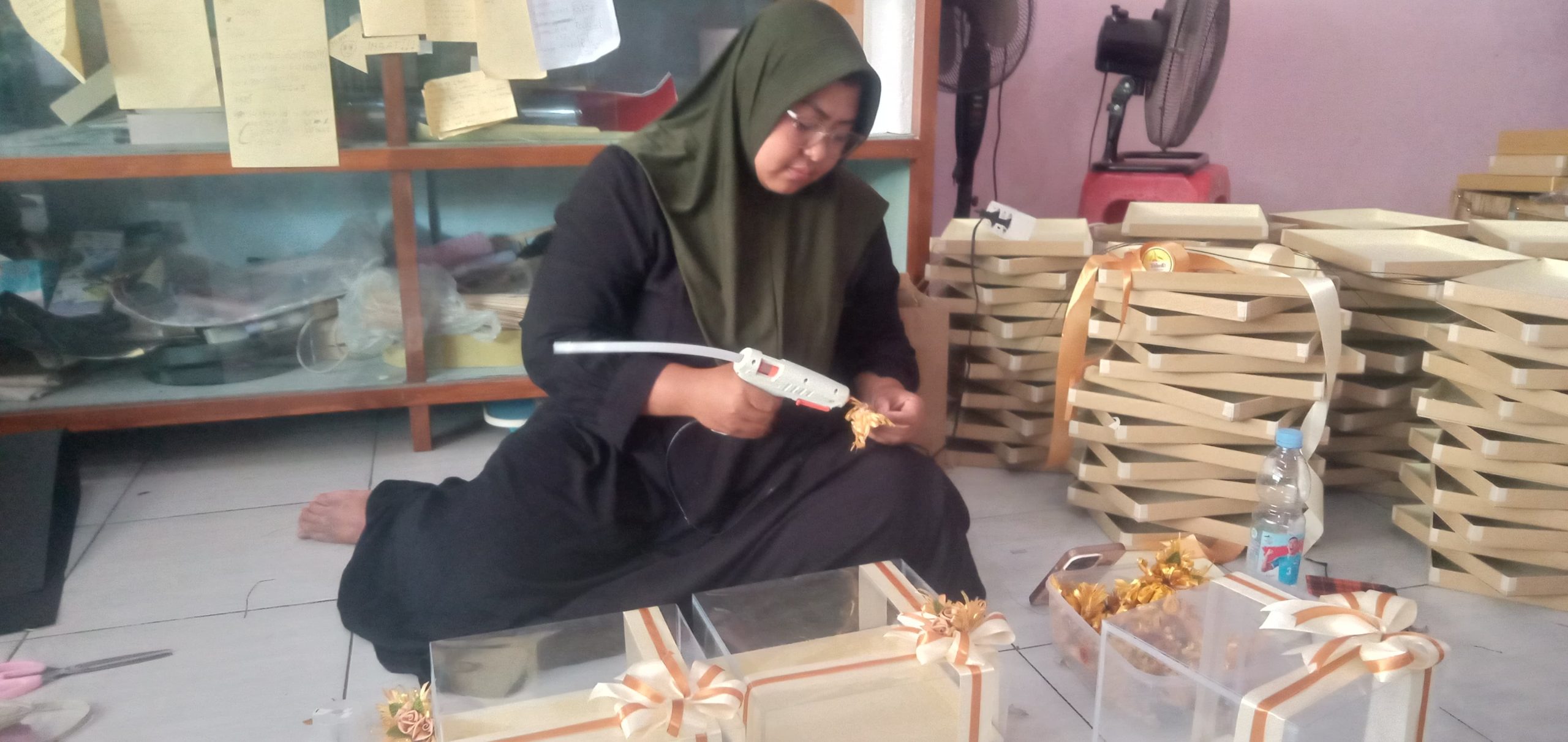 UMKM Hampers Box Jombang Meroket, Produk Zafirah Gift Box Tembus Pasar Internasional