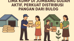 Lima KDMP di Jombang Resmi Beroperasi, Perkuat Rantai Distribusi Pangan Bulog