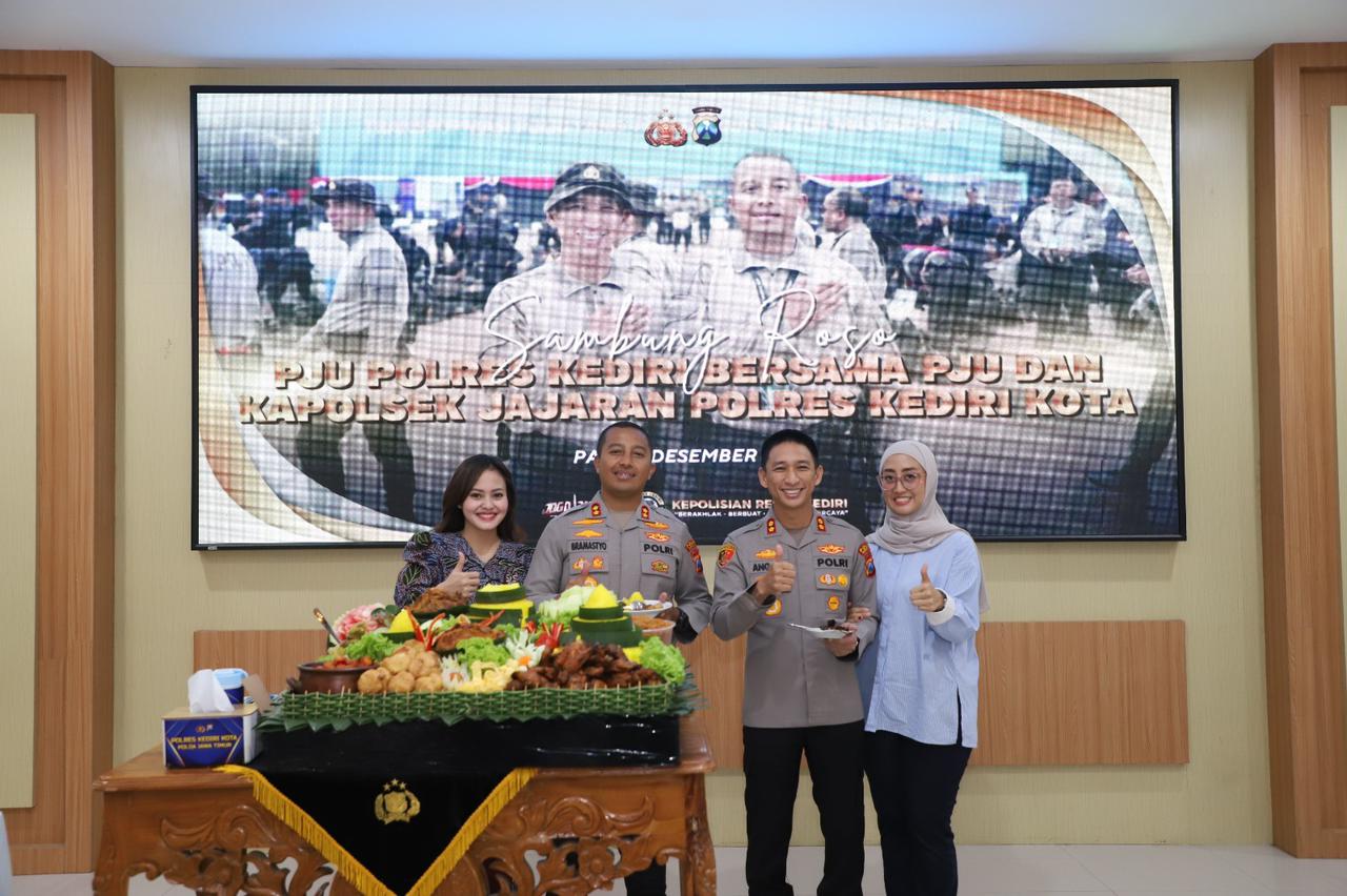 Sambung Roso Polres Kediri dan Polres Kediri Kota, Sinergi Dua Wilayah Makin Kuat