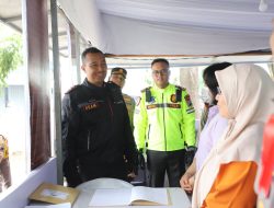 Operasi Lilin Semeru 2025 Dimulai, Kapolres Kediri Tinjau Langsung Kesiapan Pospam dan Posyan