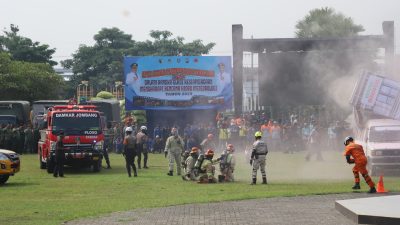 Simulasi Gempa Megathrust, Tim Gabungan Uji Kesiapsiagaan Bencana di Jombang