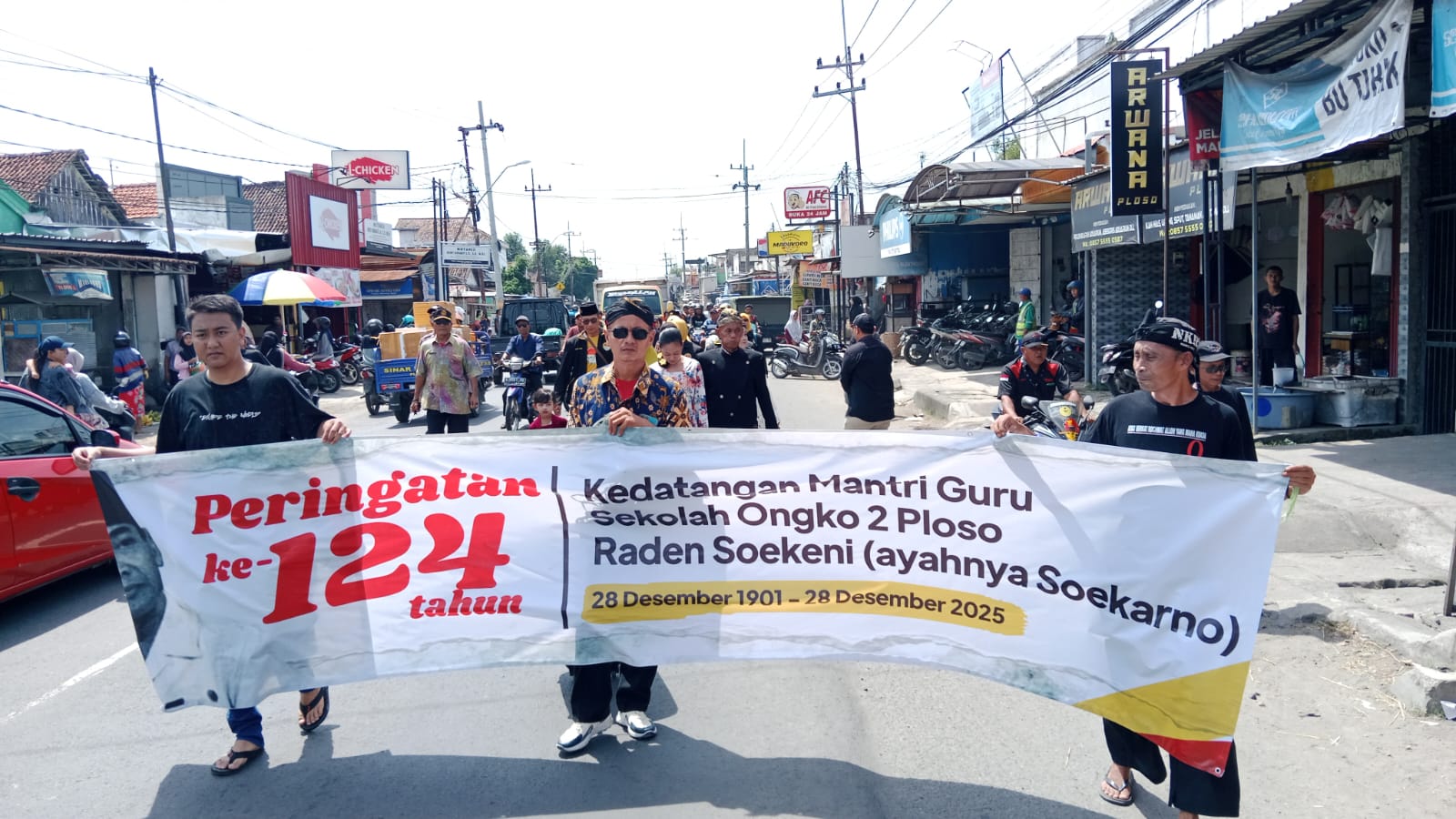 Teatrikal Sejarah Ploso, Warga Bangkitkan Kisah Awal Kedatangan Ayah Bung Karno