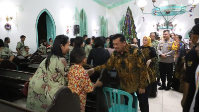 Bupati Warsubi Pantau Gereja dan Pos Nataru, Pastikan Natal di Jombang Aman dan Kondusif