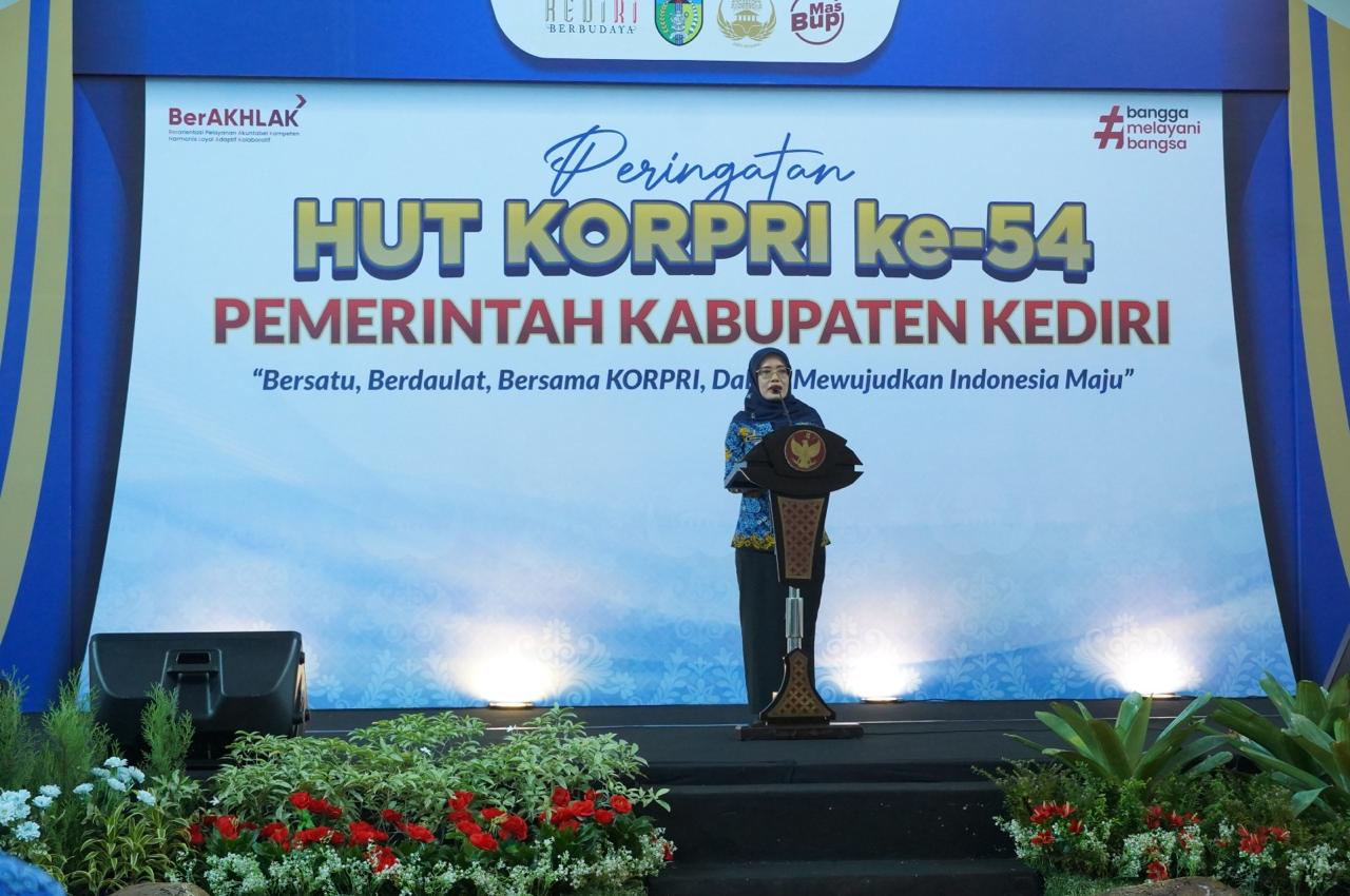 Mbak Wabup Dewi Tekankan Korpri Harus Semakin Profesional