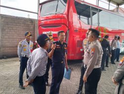 Dishub Kabupaten Kediri Gelar Ramp Check Angkutan Wisata Jelang Nataru dan Operasi Semeru