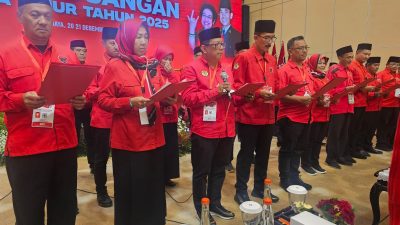 Yudi Meira Resmi Pimpin DPC PDIP Kota Blitar, Dibebani Target Kemenangan Pilwali Mendatang