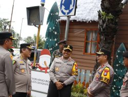 Pastikan Operasi Lilin Berjalan Optimal, Kapolres Kediri Cek Pospam–Posyan hingga Jalur Perbatasan