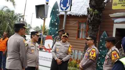 Pastikan Operasi Lilin Berjalan Optimal, Kapolres Kediri Cek Pospam–Posyan hingga Jalur Perbatasan