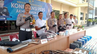 Menjelang Tutup Tahun 2025, Polres Nganjuk Paparkan Ratusan Perkara yang Ditangani