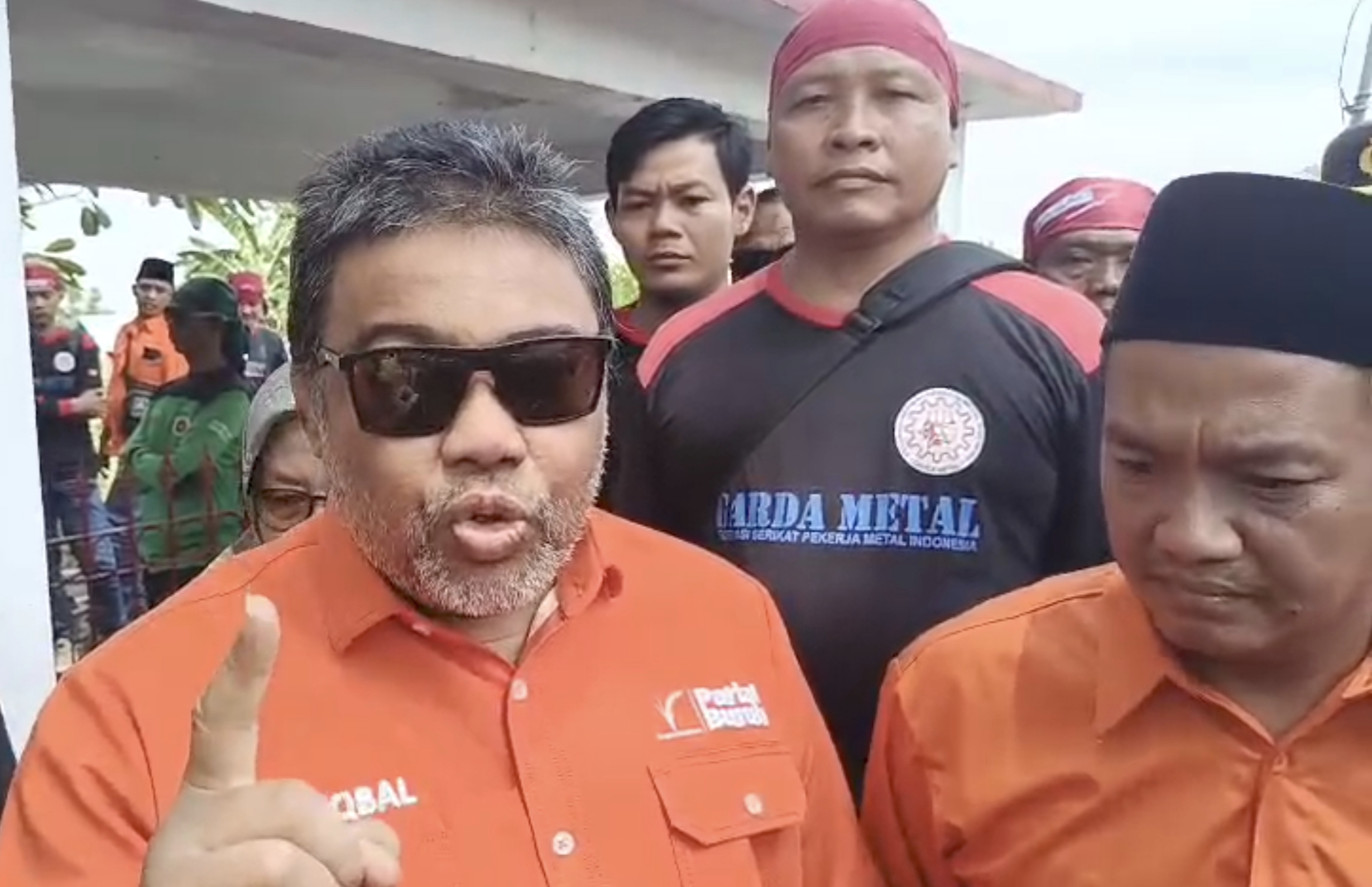Partai Buruh Tuntut Upah Layanan Bagi Pekerja di Nganjuk Minimal Rp3,3 Juta