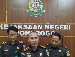 Selama Satu Tahun, Kejari Ponorogo Tangani Empat Kasus Korupsi, Terbaru Adalah Dugaan Penyimpangan Bansos