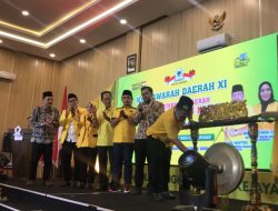 Musda XI Golkar Nganjuk, Maria Tunda Dewi Resmi Serahkan Kepemimpinan kepada Moch. Sapi’i