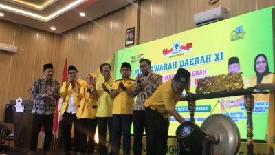 Musda XI Golkar Nganjuk, Maria Tunda Dewi Resmi Serahkan Kepemimpinan kepada Moch. Sapi’i