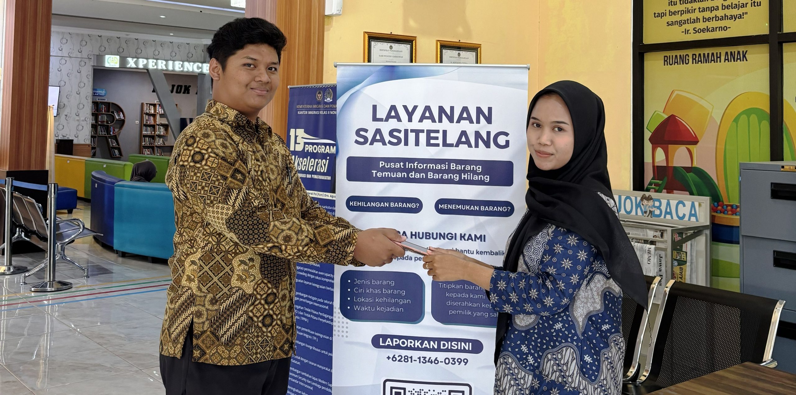 Barang Hilang di Area Imigrasi? Kini Cukup Laporkan Lewat Layanan Sasitelang