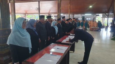 15 Pejabat Eselon II Resmi Dilantik, Sekda Tulungagung Pindah Jabatan