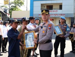 Apresiasi Dukungan Tugas Kepolisian, Kapolres Tulungagung Beri Penghargaan kepada Personel, Mitra, dan Masyarakat