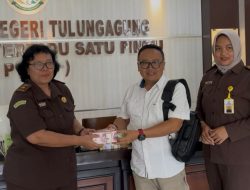Kasus Tipikor SKTM di RSUD dr. Iskak Tulungagung, Tersangka Titipkan Uang Pengganti Rp 50 Juta