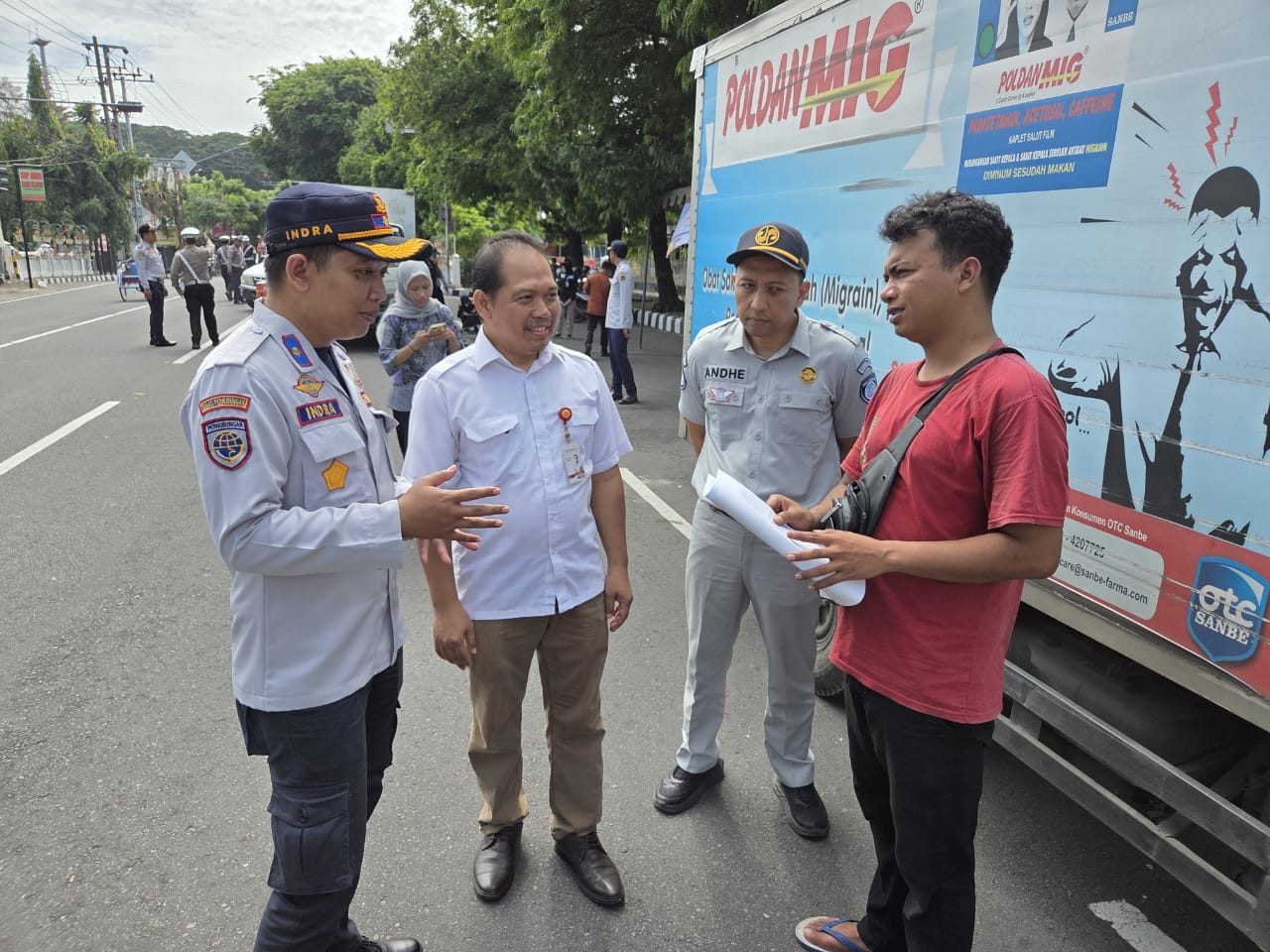 Peringati Hari Anti Polusi, Pemkot Kediri Gelar Uji Emisi Kendaraan R4 dan R6 di Jalan PK Bangsa