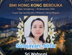 PMI Asal Sutojayan, Blitar, Jadi Korban Kebakaran Apartemen di Hongkong, Keluarga Menunggu Kepulangan Jenazah
