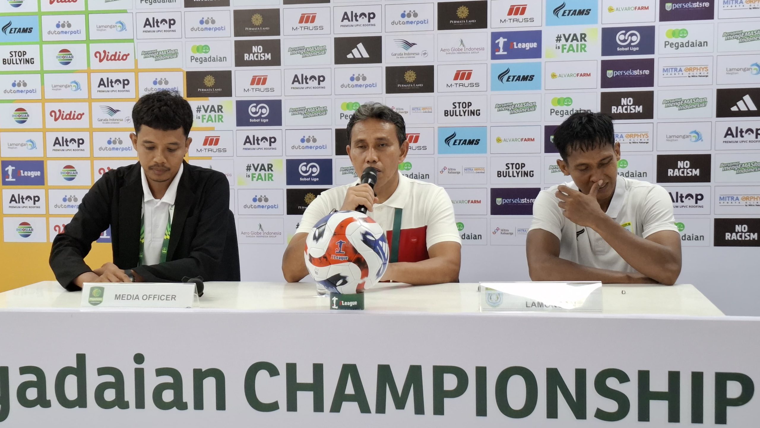 Hadapi PSS Sleman, Persela Lamongan Tunjukkan Kepercayaan Diri Tinggi, Bima Sakti Sebut Tim Semakin Padu