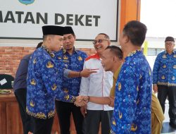 Lima Ton Beras Korpri Disalurkan ke Warga Terdampak Banjir Deket, Wabup Lamongan Paparkan Strategi Penanganan