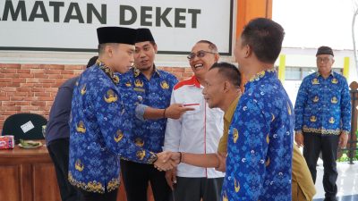 Lima Ton Beras Korpri Disalurkan ke Warga Terdampak Banjir Deket, Wabup Lamongan Paparkan Strategi Penanganan