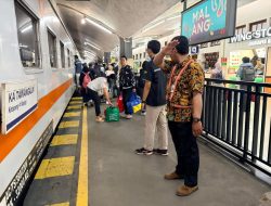 Arus Libur Tahun Baru, Stasiun Malang Layani Lebih dari 6.600 Penumpang