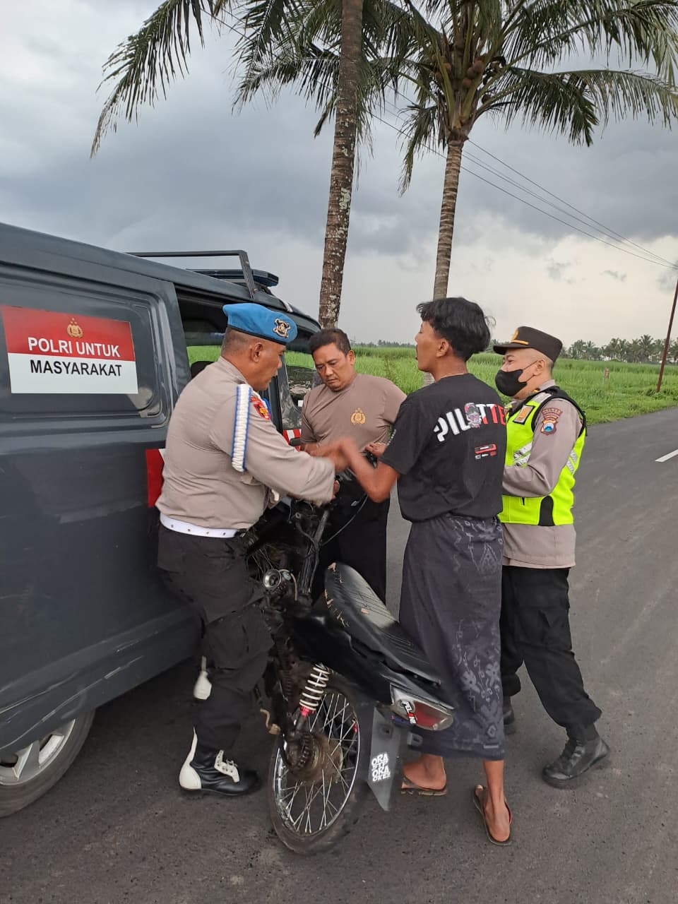 Aksi Balap Liar di Gondanglegi Dihentikan Polisi Usai Warga Hubungi Layanan 110