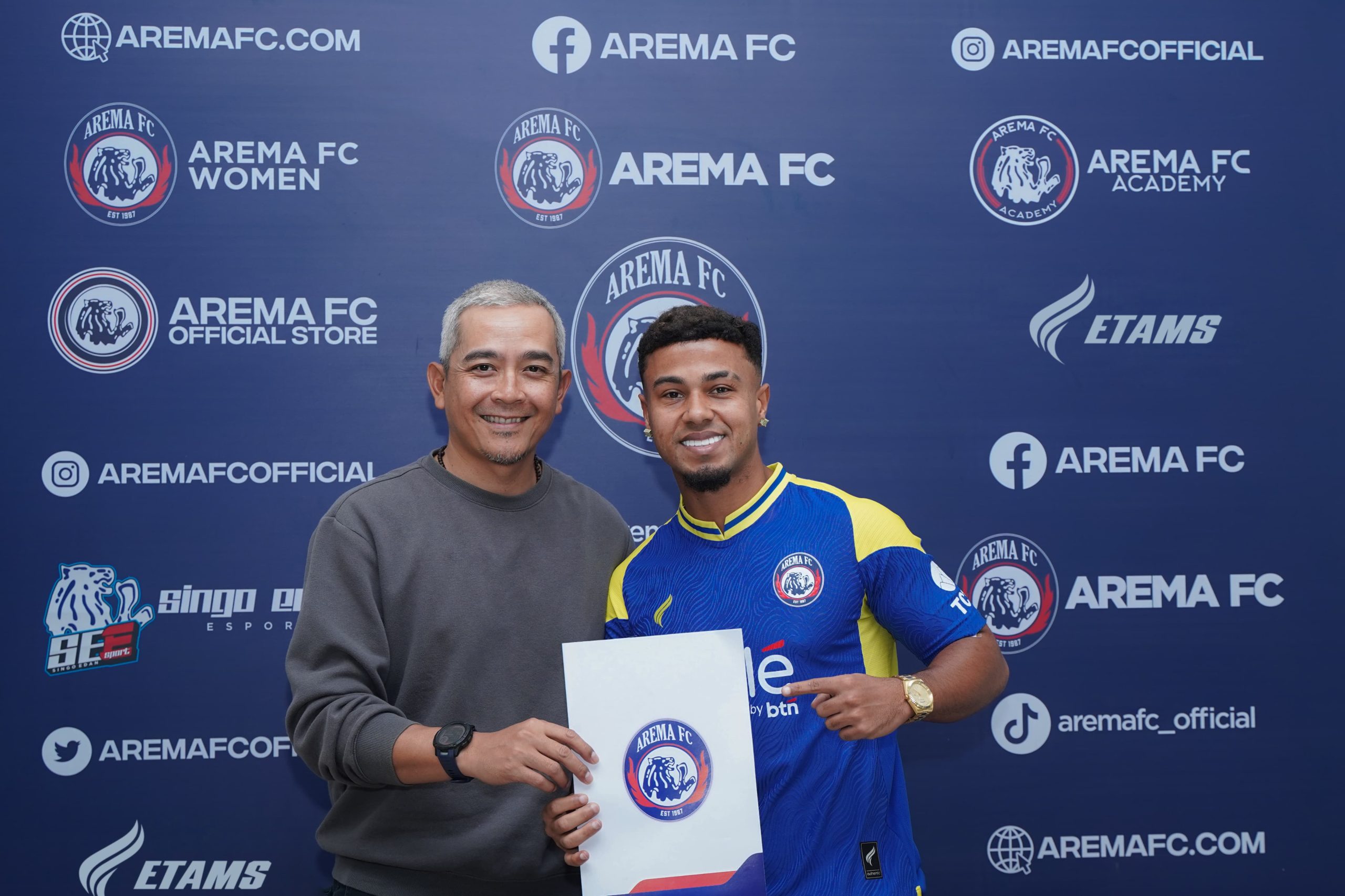 Tambah Kekuatan Tim Singo Edan, Arema FC Resmi Perkenalkan Gabriel Silva
